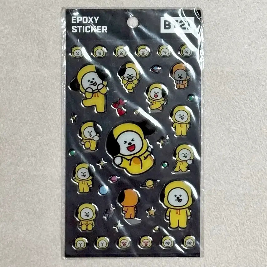 방탄소년단 지민 BT21 치미 에폭시 스티커 라인프렌즈 모노폴리