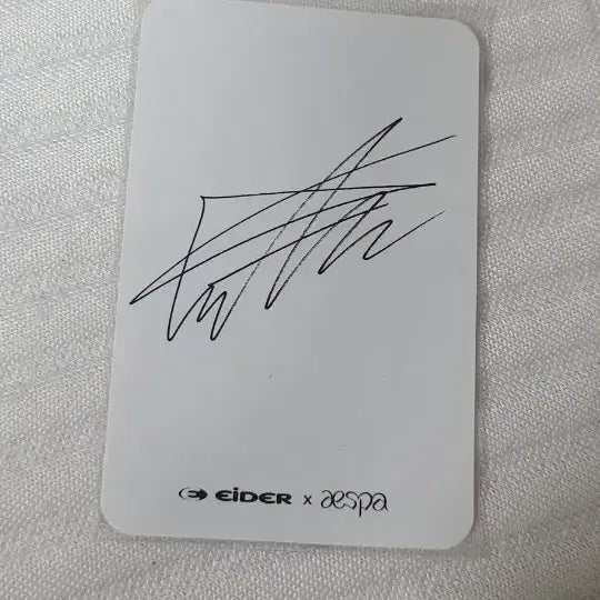 에이더 에스파 포토카드