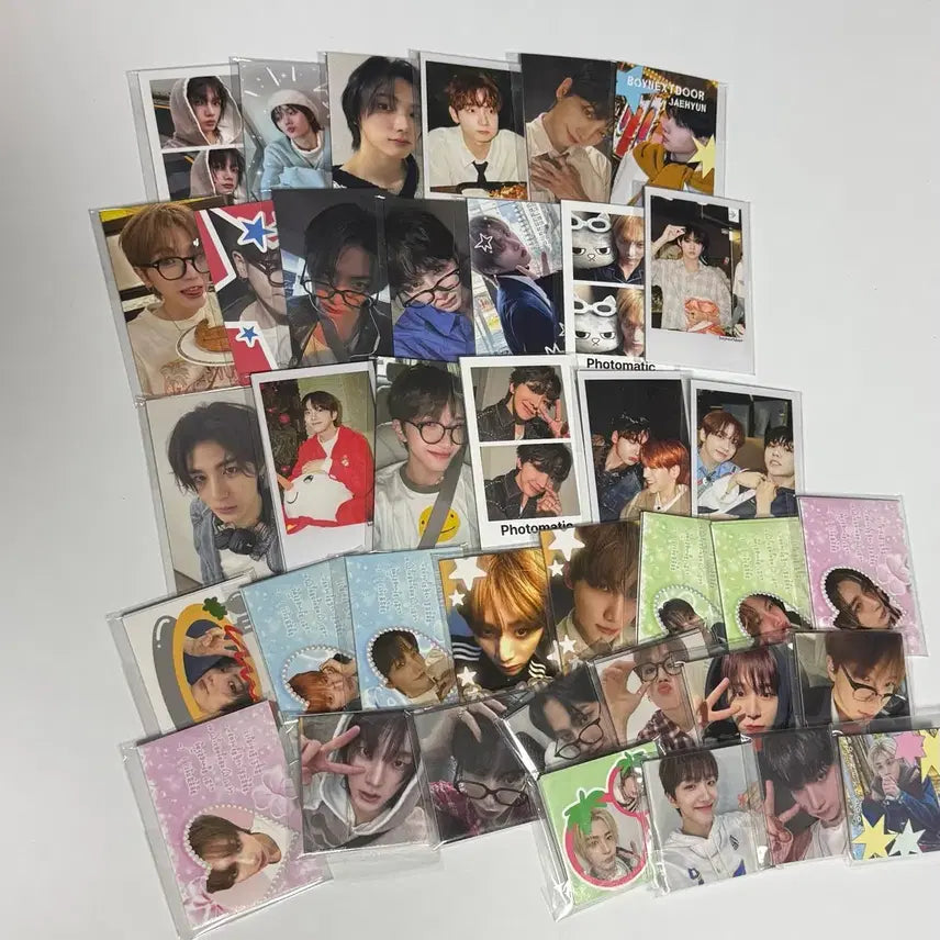 보넥도 굿즈 일괄 양도 콜렉트북 명재현 태산 포카 (( 덤 200장이상