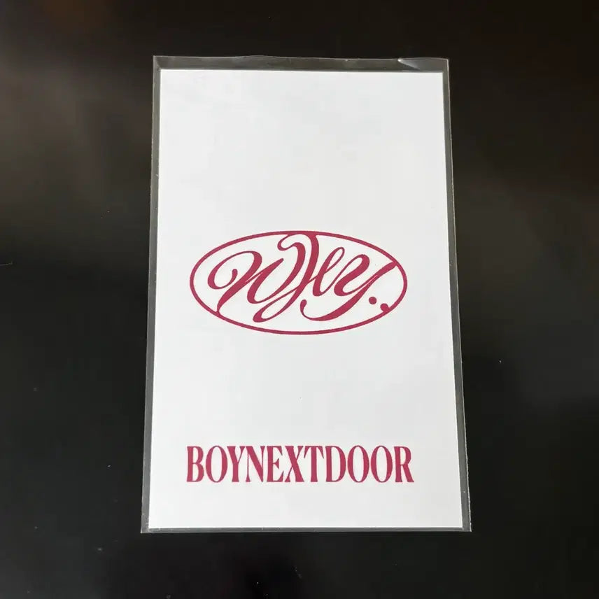 운학 [WHY..] 위버스 JAPAN 럭드 포카 | 보이넥스트도어 보넥도