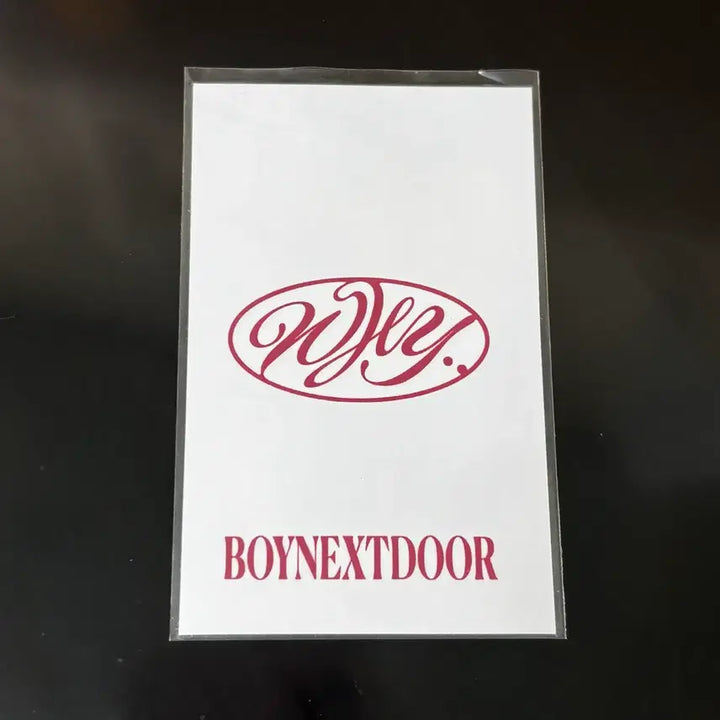 운학 [WHY..] 위버스 JAPAN 럭드 포카 | 보이넥스트도어 보넥도