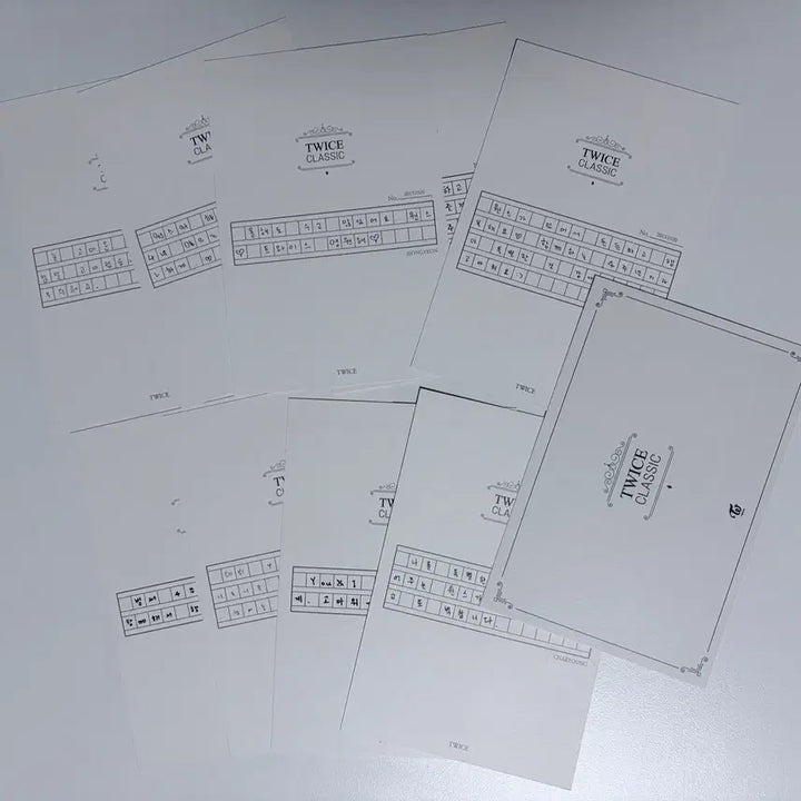 트와이스 팬미팅 원스할로윈 엽서세트