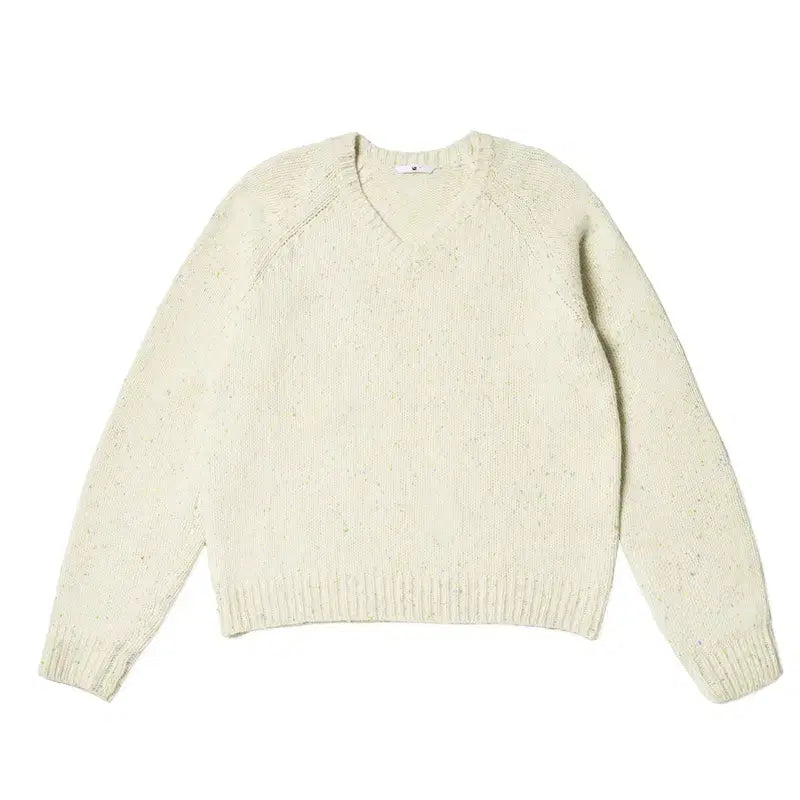 [SOLD OUT] Stu 슈퍼파인 울 브이넥니트 크림 M사이즈