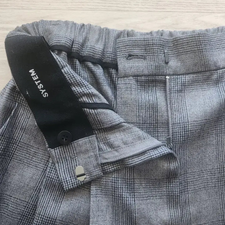[BUNJANG] System Checkered Pants / (새상품)한섬시스템 체크팬츠