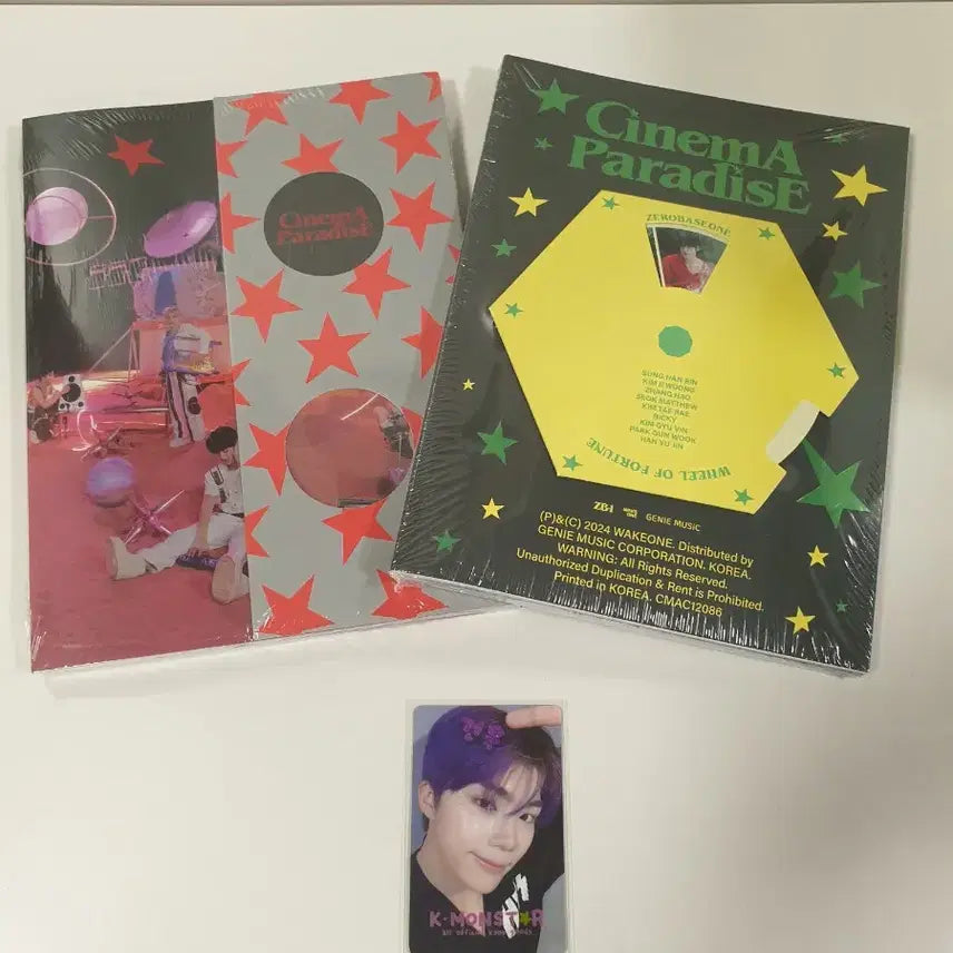 제로베이스원 Cinema ParadisE 앨범 + 포토카드