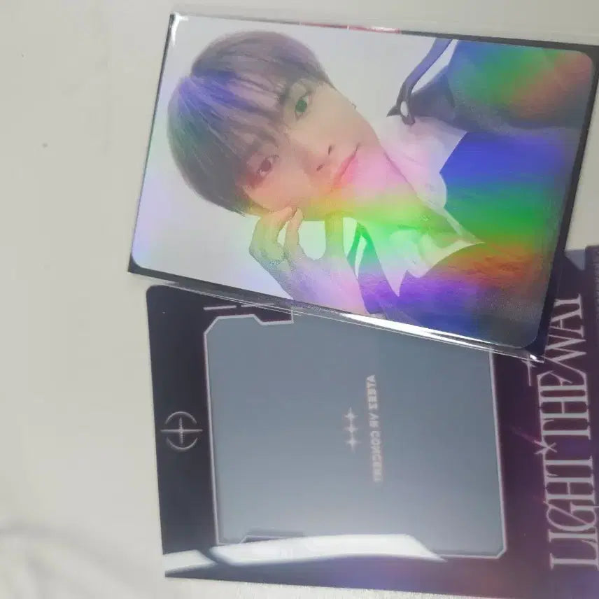 에이티즈 vr콘서트 포카 홍중 스페셜 + 3주차 포카홀더