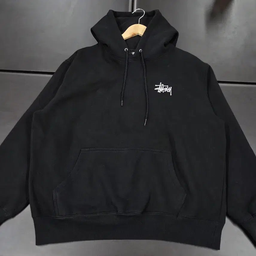 [SOLD OUT] 스투시 후드 블랙 L