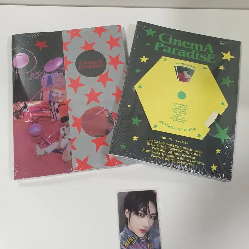 제로베이스원 Cinema Paradise 앨범 + 포토카드