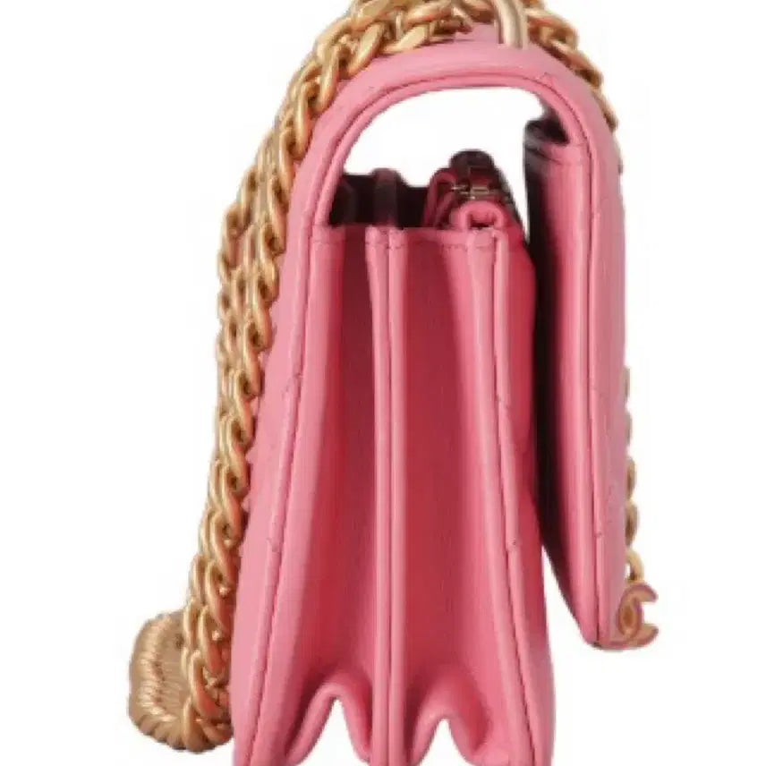 [BUNJANG] Chanel Mini Flap Shoulder Bag AP2635 / 샤넬 시즌 핑크 램스킨 미니 플랩 숄더백 AP2635