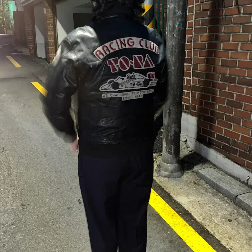 [BUNJANG] 80s TORA Leather Jacket / 80s TORA Leather Jacket