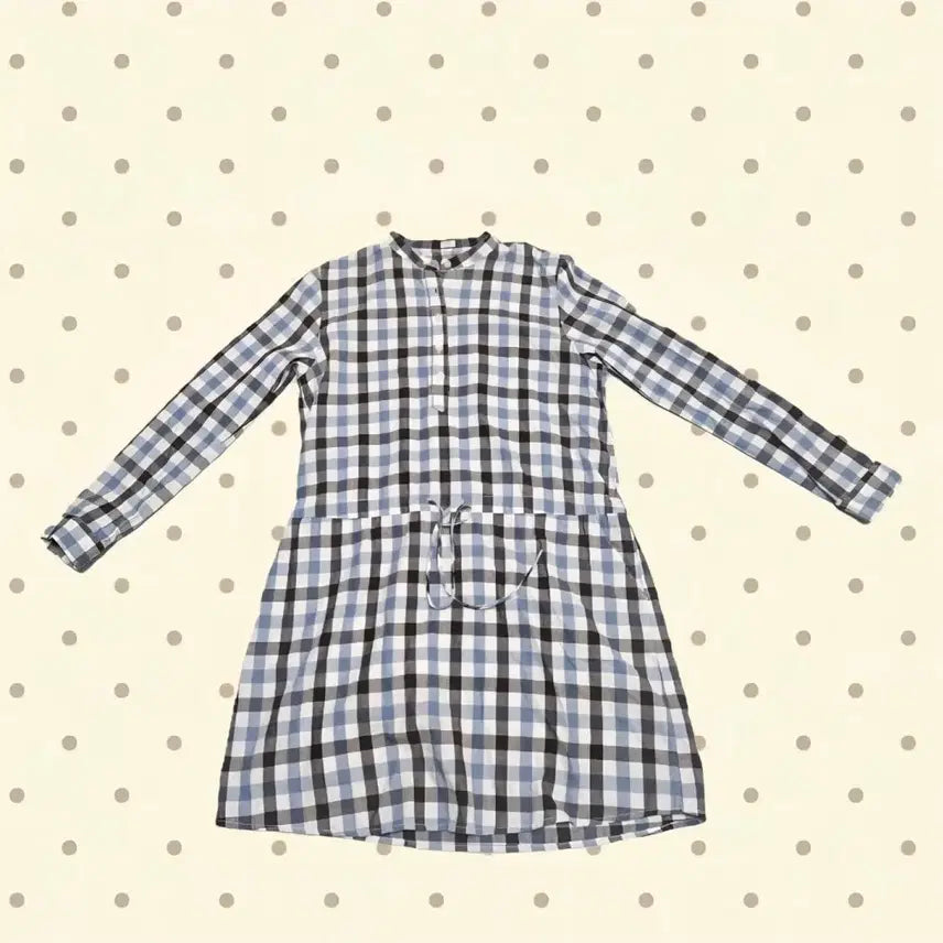 [BUNJANG] Vintage Kokomori Blue Check Dress / 일본 빈티지 니혼진 모리걸 스즈코 코코모리 블루 체크 원피스 급처