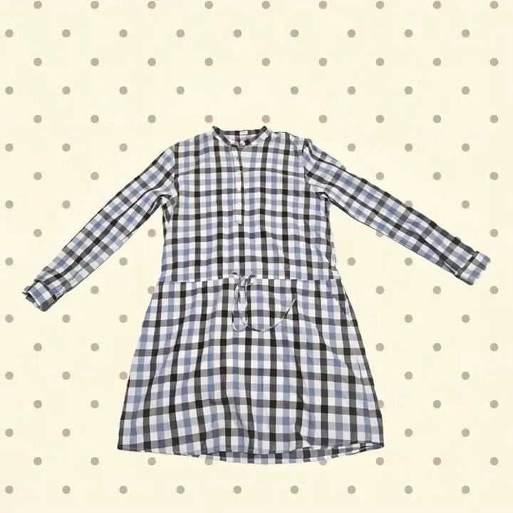 [BUNJANG] Vintage Kokomori Blue Check Dress / 일본 빈티지 니혼진 모리걸 스즈코 코코모리 블루 체크 원피스 급처