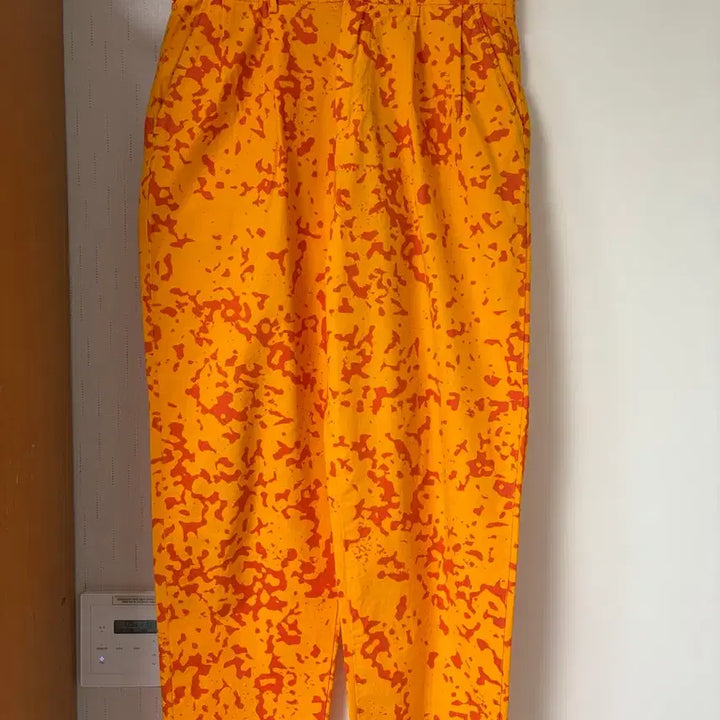 [BUNJANG] Cav Empt Camo Chino Pants Orange M / 카브엠트 카모 치노팬츠 오렌지 M