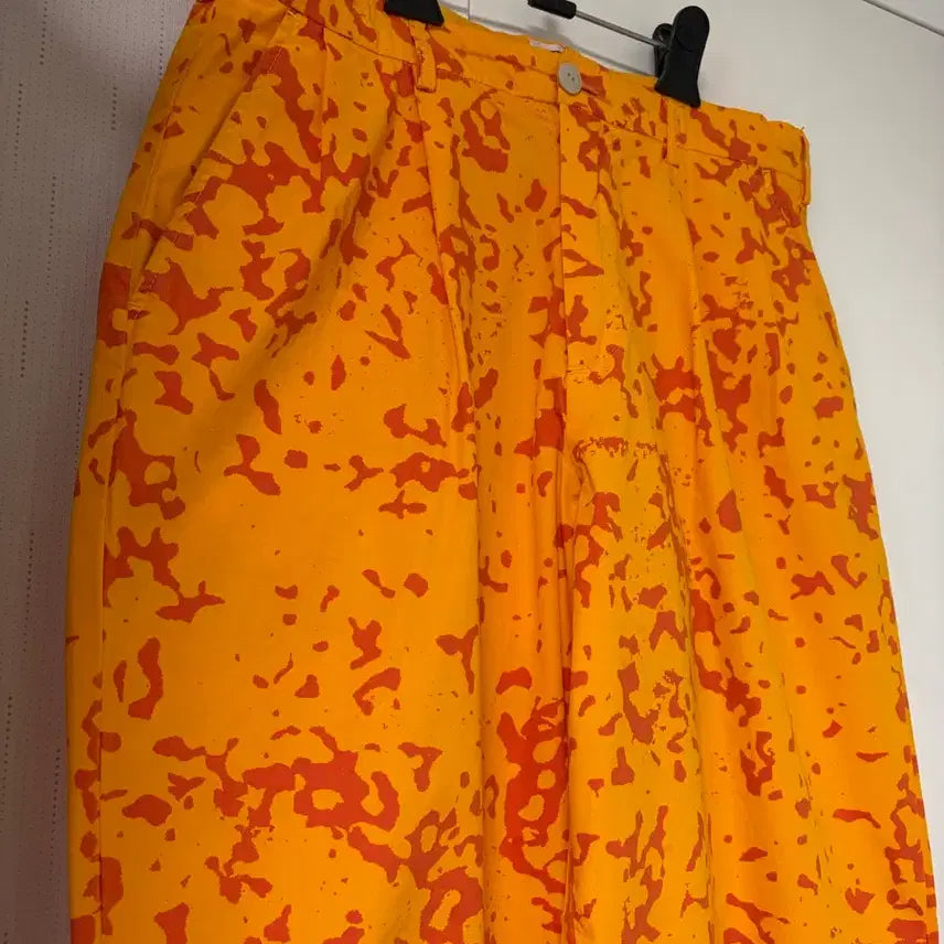 [BUNJANG] Cav Empt Camo Chino Pants Orange M / 카브엠트 카모 치노팬츠 오렌지 M