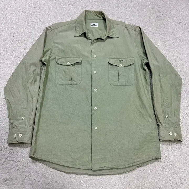 [BUNJANG] Lacoste Solid Shirt 95 / 라코스테 셔츠 솔리드 95