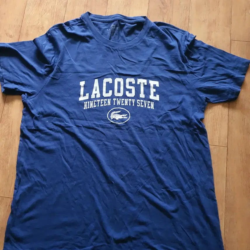 [BUNJANG] Lacoste Summer T-shirt (Blue, L Size) / 라코스테 여름 반팔티  블루색상   L Size