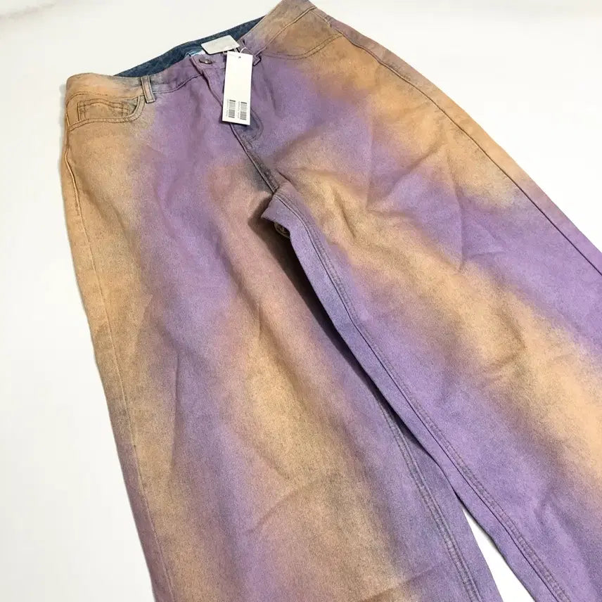 [BUNJANG] Lala Fox Gradient Denim Pants (M) / 새상품 라라폭스 그라데이션 데님팬츠 m