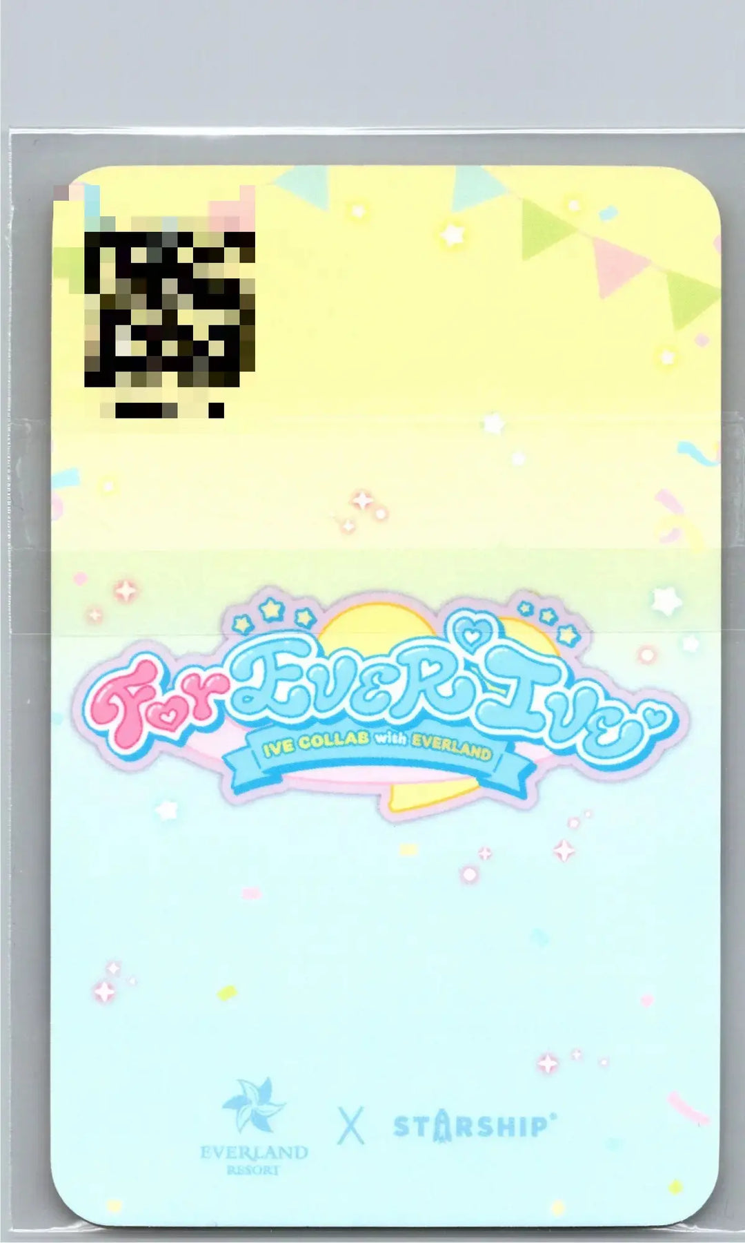 IVE - IVE COLLAB with EVERLAND <ForEVER IVE> POP-UP Store Photopass Event Photocard [26.07.02]