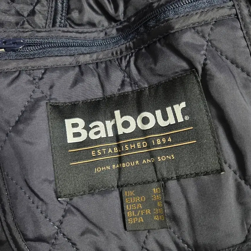 [BUNJANG] Barbour Annandale Quilted Jacket Navy / 바버 아난데일 퀄팅자켓 네이비 010(90)