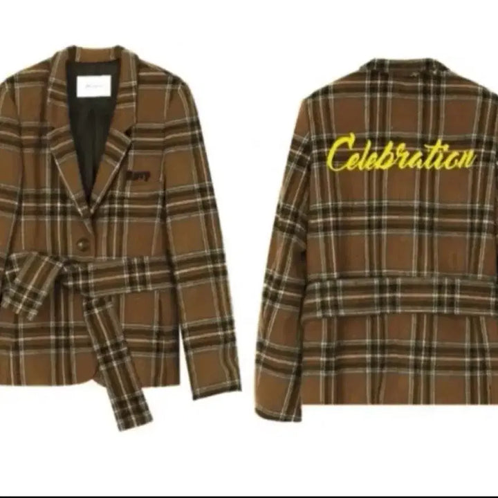 [BUNJANG] fromis_9 Gyul Check Jacket / 프리마돈나 겨울 체크 자켓