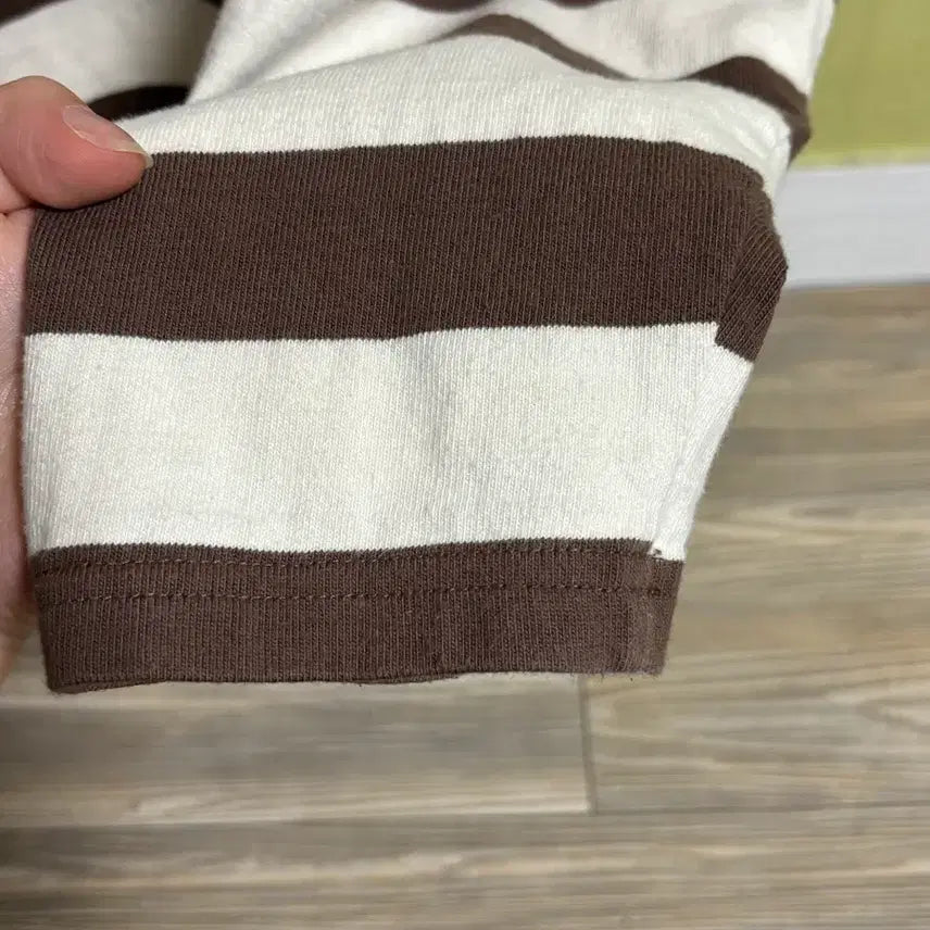 [BUNJANG] The Coldest Moment Rugby Long Sleeve (Brown, L) / 더콜디스트모먼트 럭비 롱슬리브 브라운 L