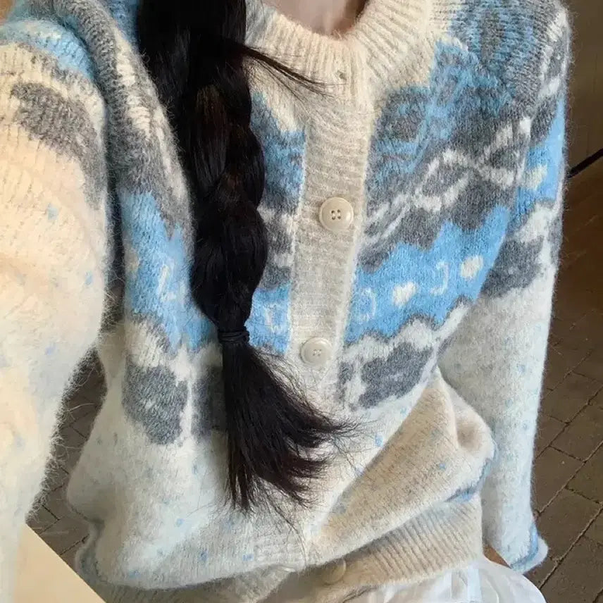 [BUNJANG] Snowflake Knit / 눈꽃니트