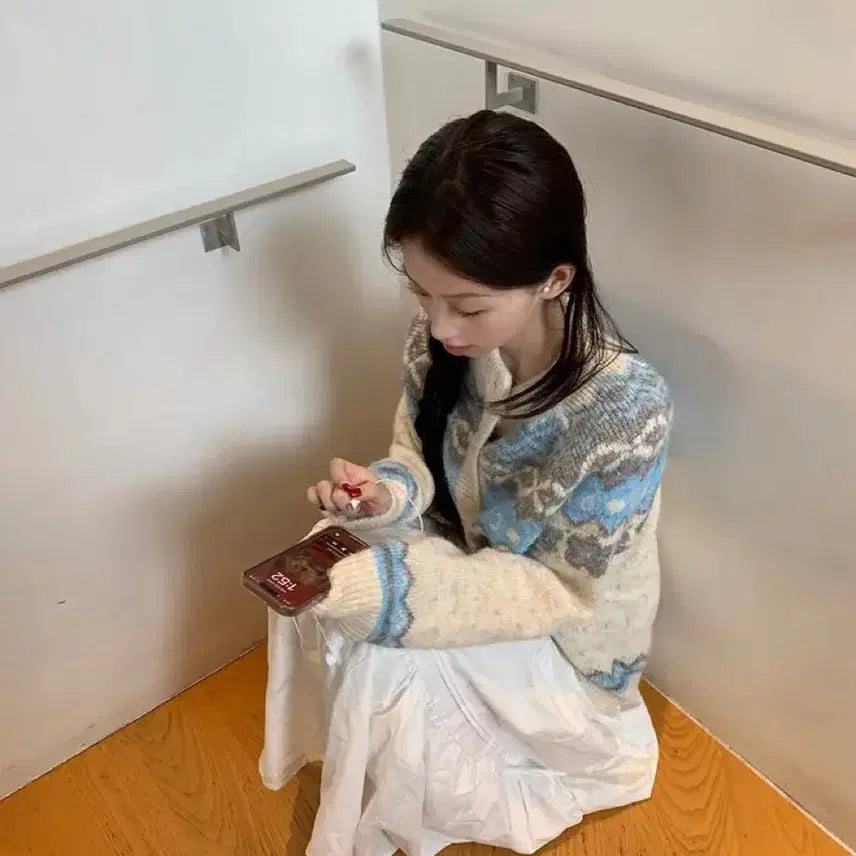 [BUNJANG] Snowflake Knit / 눈꽃니트