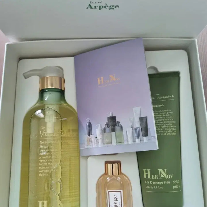 [BUNJANG] Ernov Scalp Vitamin Shampoo Set / 에르노브 스켈프 비타민 샴푸 세트