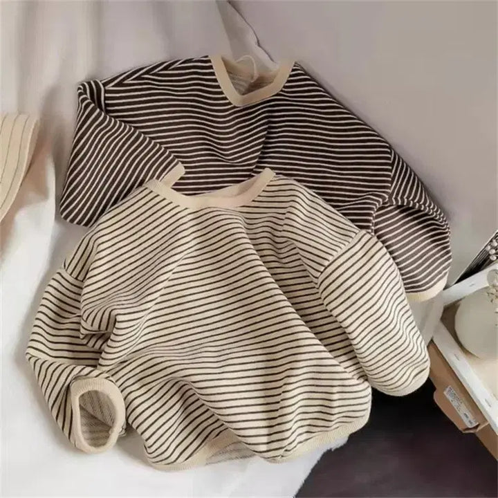 [BUNJANG] Striped T-Shirt (New) - Sizes 80/90/100/110 / 아동공용 스트라이프 티셔츠(새상품)사이즈80/90/100/110