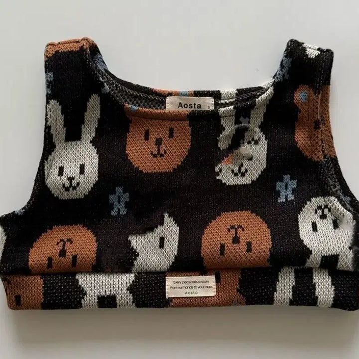 [BUNJANG] Nene Pants & Vest Set (L Size) / 새상품)네네바지 + 베스트 세트L사이즈