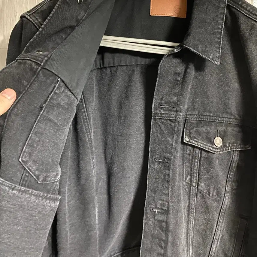 [SOLD OUT] 렉토 RECTO 빈센트 블랙 데님 트러커 자켓 m 팝니다