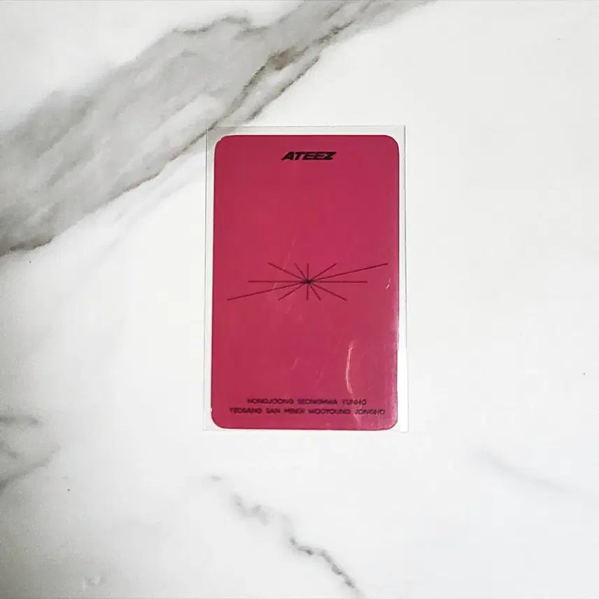 [싸인포카] 에이티즈 종호 사인 포카