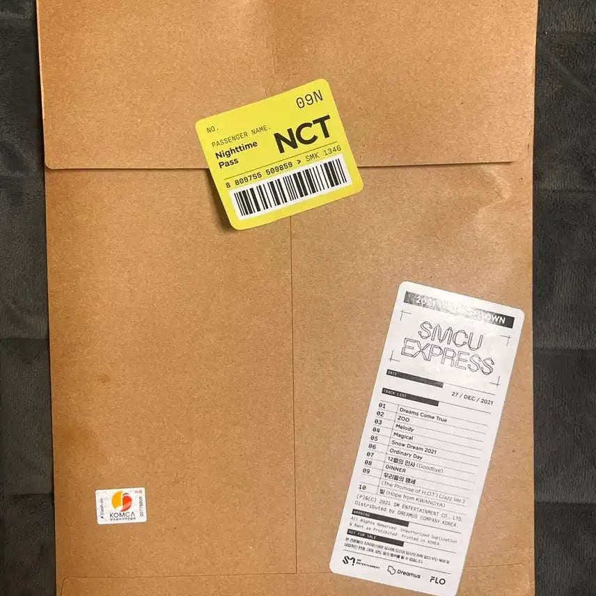 엔시티 nct 2021 smcu 싸인앨범