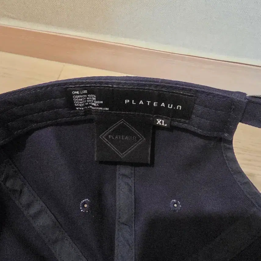 [BUNJANG] PLATEAU.U Navy Ball Cap XL / PLATEAU.U 플래토 네이비 볼캡 XL