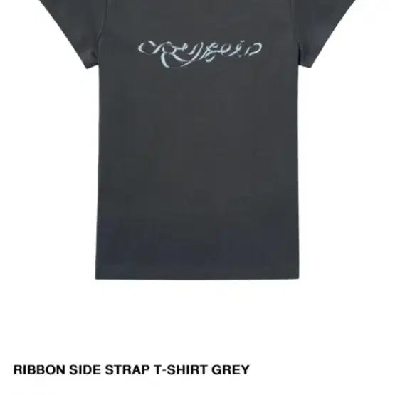 [BUNJANG] Koi Seo Ribbon Strap T-Shirt / 코이세이오 리본 스트랩 티셔츠