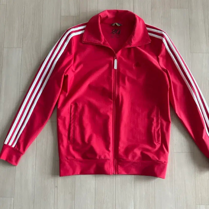 [BUNJANG] Adidas Red Jersey (Size M) / 아디다스 삼선 져지 레드 M