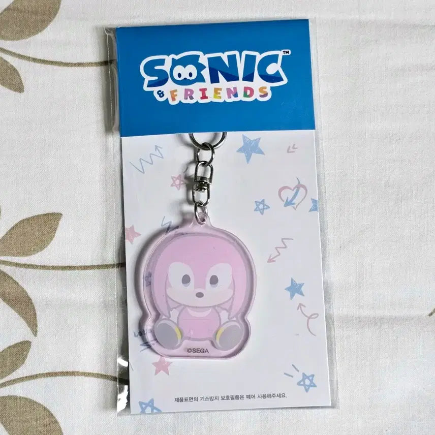 [BUNJANG] Sonic Knuckles Acrylic Keyring / 세가 팝업 특전 소닉 아크릴 키링 너클즈