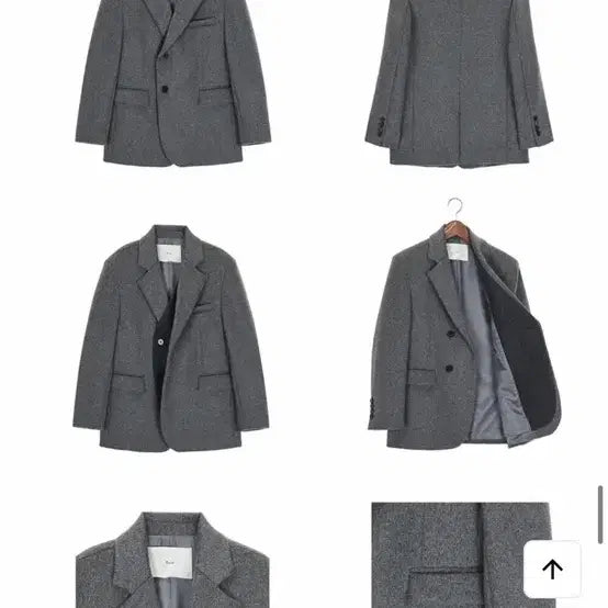 [BUNJANG] DUNST Unisex Layered Heavy Wool Blazer L / 던스트 유니섹스 레이어드 헤비 울 블레이저 L