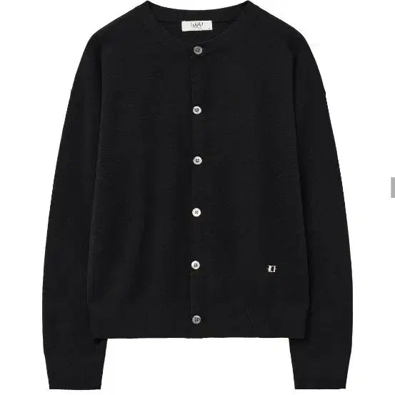 [SOLD OUT] (새상품) 엘무드 아이코닉 라운드가디건 블랙 48