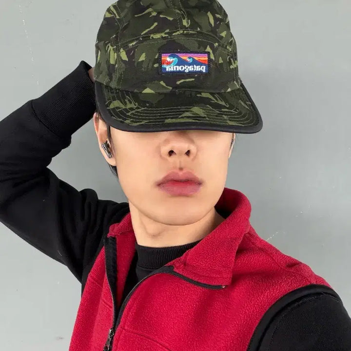 [BUNJANG] Patagonia Camouflage Camp Cap / 파타고니아 카모플라쥬 캠프캡