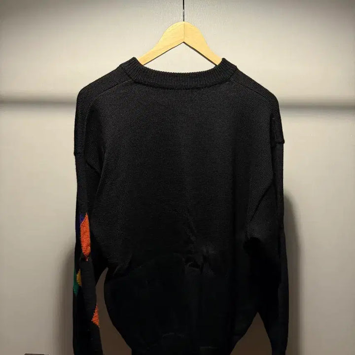[BUNJANG] Vintage Black Pattern Knit / 빈티지 블랙 패턴 니트
