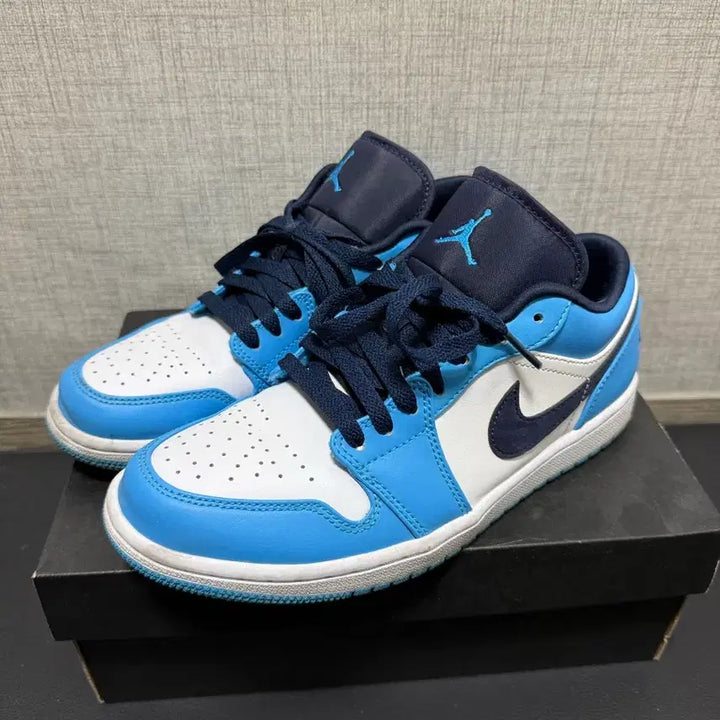 [BUNJANG] Jordan 1 Low Dark Powder Blue (Size 255) / [A급/풀구성] 조던1 로우 다크파우더 블루 255