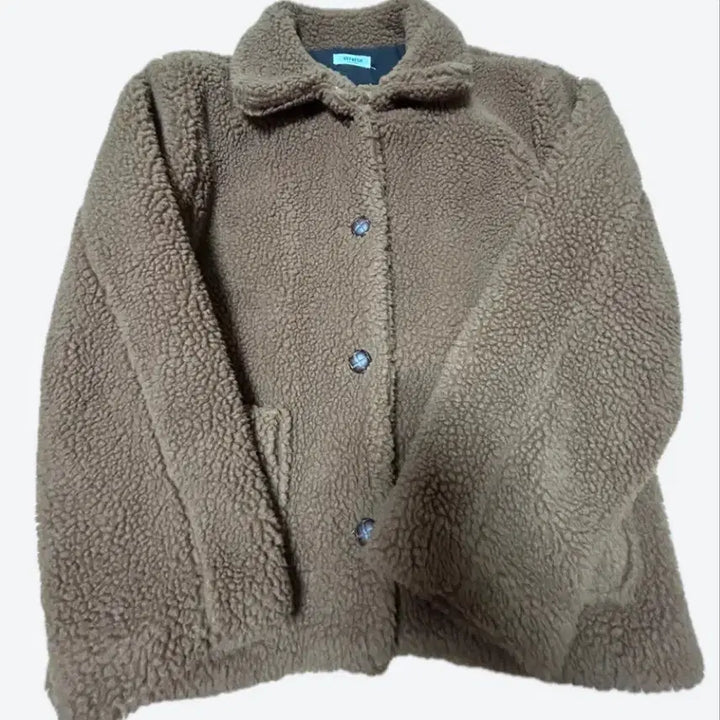 [BUNJANG] Brown Fleece Jacket / 브라운 뽀글이자켓