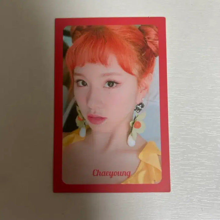 트와이스 채영 포카