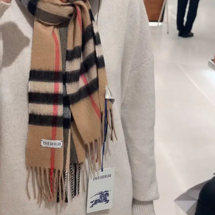 [BUNJANG] Classic Cashmere Scarf / 클래식 캐시미어 스카프