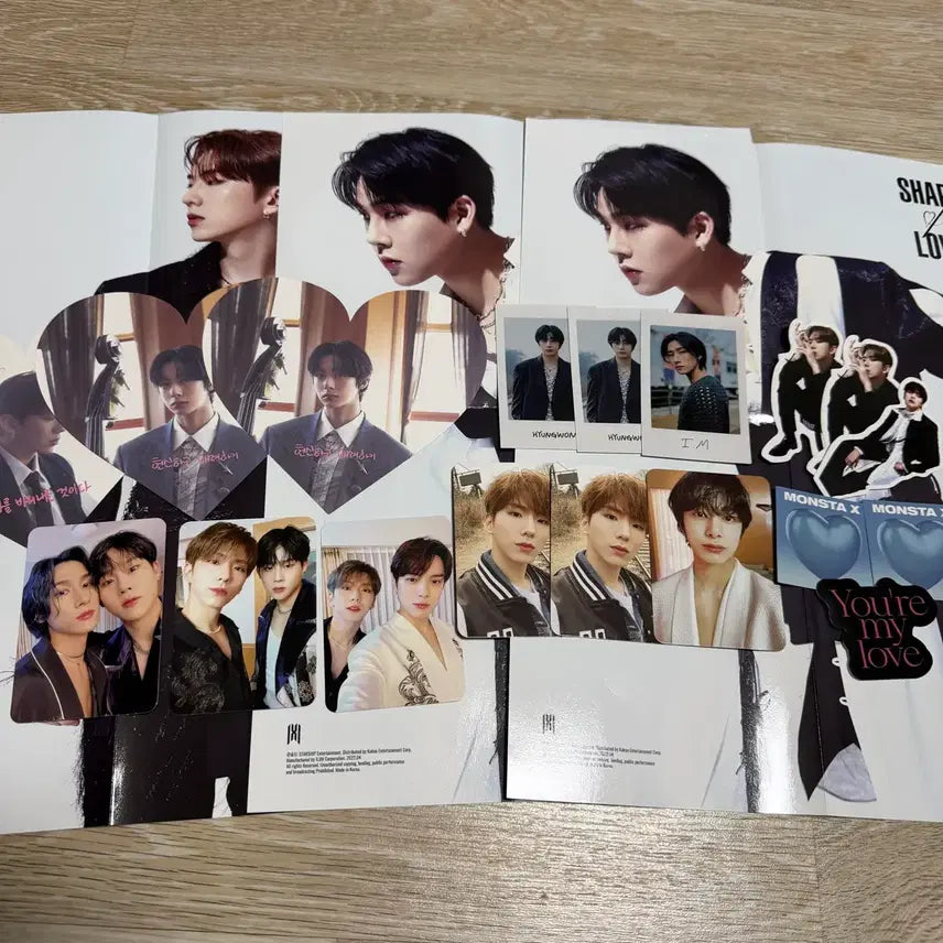 몬스타엑스 SHAPE OF LOVE 앨범 풀구성 형원 기현 포카