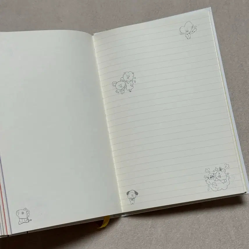 방탄소년단 BT21 다이어리 스케줄러 메모지 투썸플레이스 데일리키트