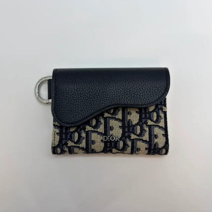 [BUNJANG] Dior Oblique Saddle Flap Wallet Necklace / 디올 목걸이 새들 플랩지갑 오블리크