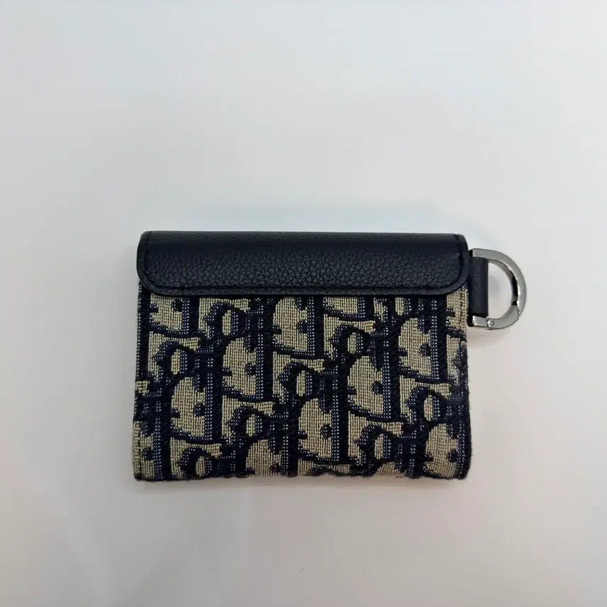 [BUNJANG] Dior Oblique Saddle Flap Wallet Necklace / 디올 목걸이 새들 플랩지갑 오블리크