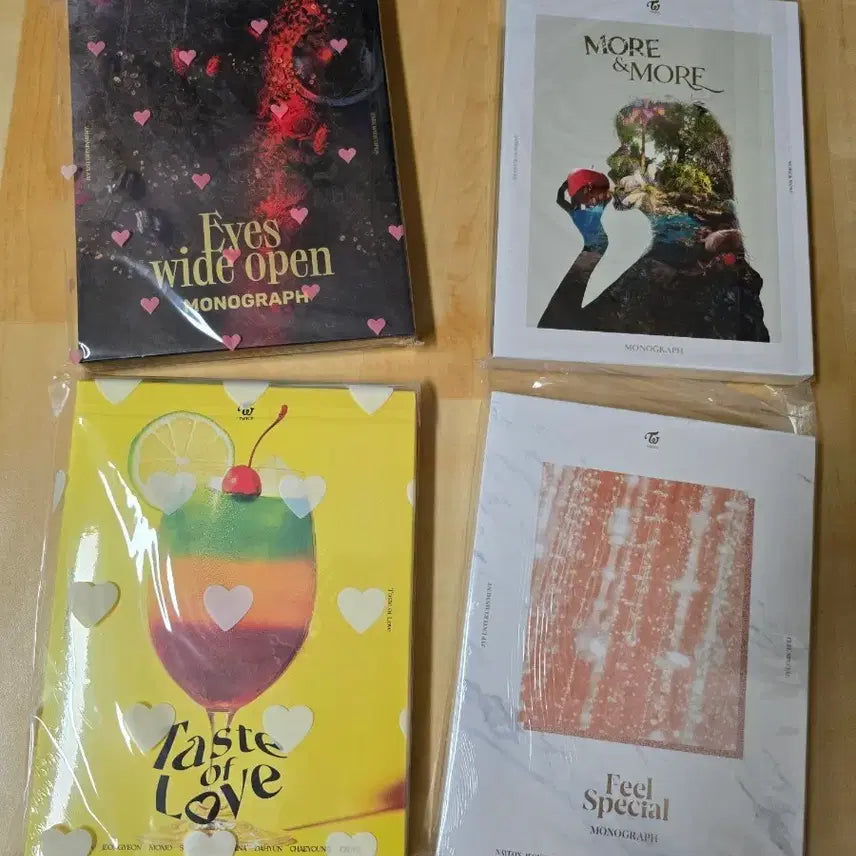 트와이스 모노그래프 4종 미개봉